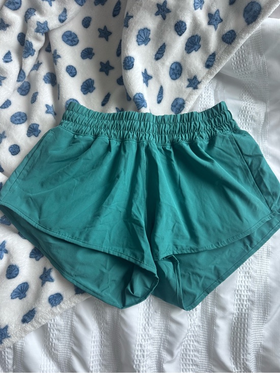 aerie Pants - aerie Teal Athletic Shorts with Elastic Waistband